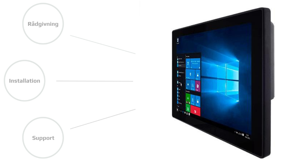 industrial touch panel pc